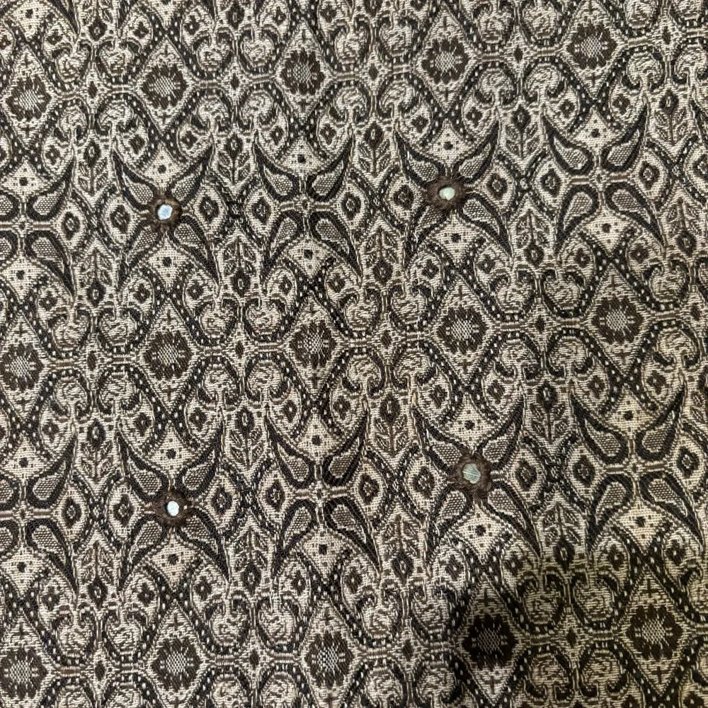 Vintage mirrored throw/blanket/table runner